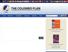 Tablet Screenshot of colombo-plan.org